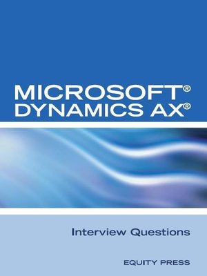 cover image of Microsoft&#174; Dynamics AX&#174; Interview Questions